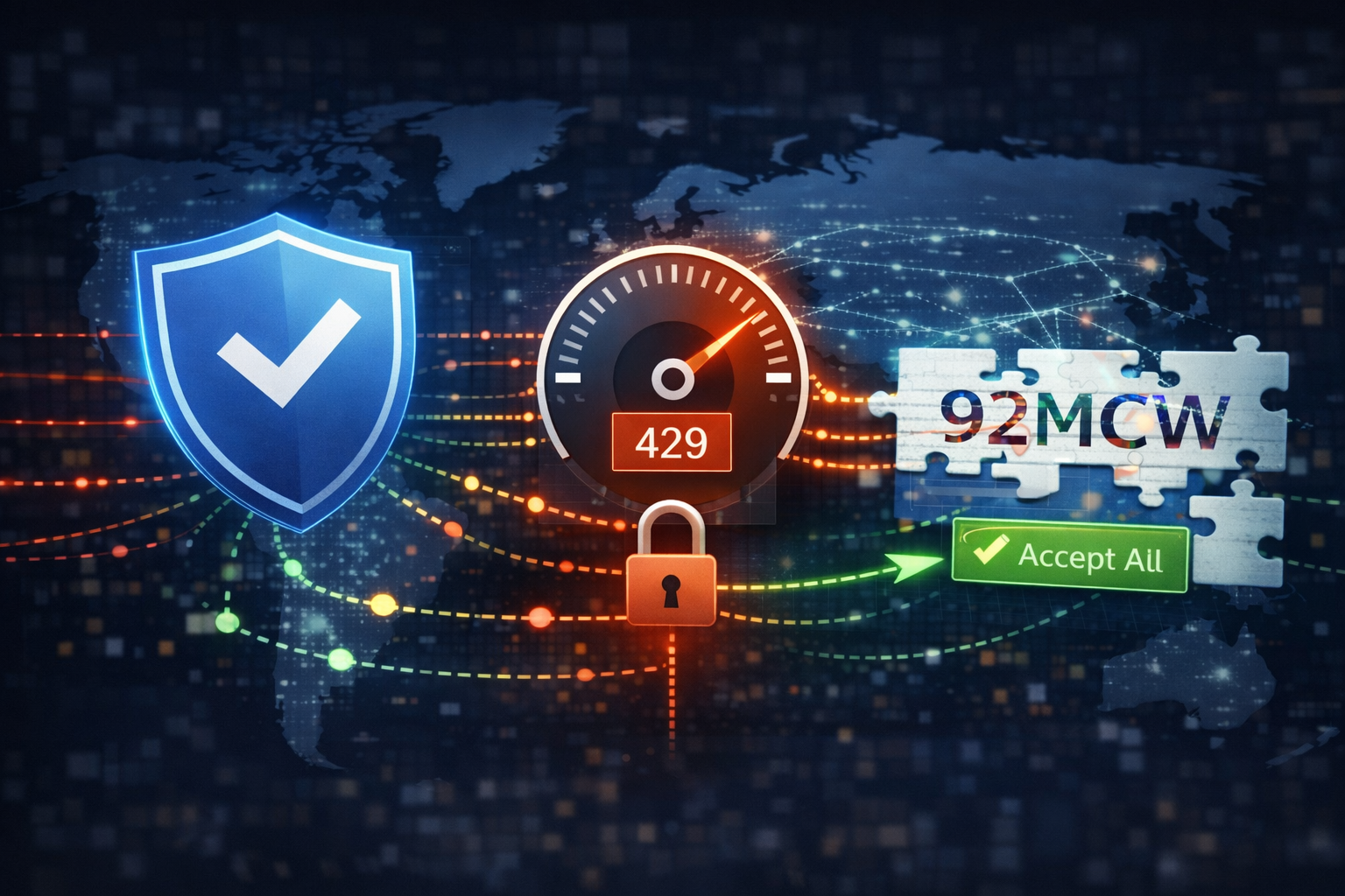 How to protect a website from brute force and bots with WAF, rate limiting, and CAPTCHA